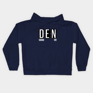 DEN - Denver Colorado Souvenir or Gift Shirt Apparel Kids Hoodie